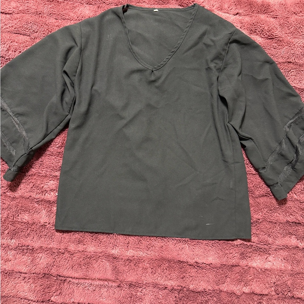 Elegant Black Women's Top